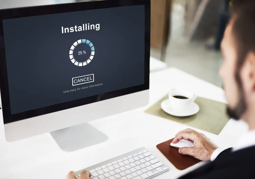 Installing Bar Load Waiting Indicator Concept
